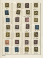 Preußen - Nummernstempel: 1850/1860 (ca.), Schöne Sammlung Mit Ca. 100 Marken Sowie über 30 Belegen, - Andere & Zonder Classificatie