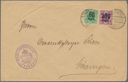 Württemberg - Marken Und Briefe: 1830/1920 Ca., Karton Mit Ca. 1100 Belegen Mit Hohem Ganzsachenante - Andere & Zonder Classificatie