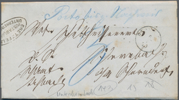 Württemberg - Marken Und Briefe: 1867/1875, 14 Unfrankierte Dienstbriefe, Alle Mit Postablage-Stempe - Andere & Zonder Classificatie