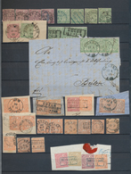 Norddeutscher Bund - Marken Und Briefe: 1868/1871, NDP+Elsaß-Lothringen, Meist Gestempelte Und Sehr - Otros & Sin Clasificación