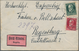 Deutsches Reich: 1850/1932, Ca. 340 Briefe, Karten, Ansichtkarten Incl. Einiger Belege Der Altdeutsc - Colecciones