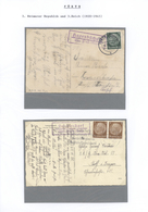 Deutsches Reich: 1920/1960 Ca., Marken Und Poststempel Am Beispiel Einer Heimatsammlung Fürth I.B., - Colecciones