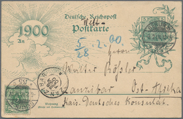 Deutsches Reich - Germania: 1893/1903, Lot Von 15 Karten (meist Germania Und Etwas Krone/Adler) Nach - Colecciones