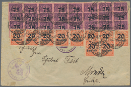 Deutsches Reich - Inflation: 1921/1923, Lot Von 14 Briefen Und Karten, Dabei Massen- Und Treppenfran - Colecciones