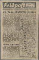 Deutsches Reich - 3. Reich: 1939/1945, Sammlungspartie Von Neun Propaganda-Flugblättern (siebenmal D - Andere & Zonder Classificatie