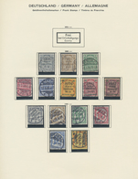 Deutsches Reich - Dienstmarken: 1903/1944, Meist Gestempelte Sammlung Der Dienstmarken Auf Schaubek- - Oficial