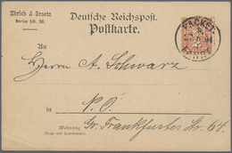 Deutsches Reich - Privatpost (Stadtpost): BAMBERG Bis WUPPERTAL, Umfangreiche Sammlung Lochungen (Pe - Postes Privées & Locales