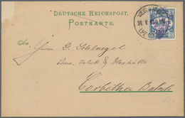Deutsches Reich - Privatpost (Stadtpost): WEISSENFELS, Courier, 5 Gestempelte Marken Des Leipziger C - Privatpost