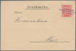 Deutsches Reich - Privatpost (Stadtpost): ZWICKAU, Express-Paket-Verkehr Und Courier, Kleine Sammlun - Postes Privées & Locales