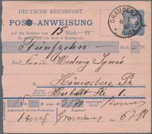 Deutsches Reich - Ganzsachen: 1872/1920, Vielseitige Partie Von Ca. 520 Bedarfsgebrauchten Ganzsache - Andere & Zonder Classificatie
