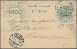 Deutsches Reich - Bahnpost: 1887/1936, Kleiner Posten Von Ca. 82 Belegen Mit Ovalen Und Rechteckigen - Autres & Non Classés