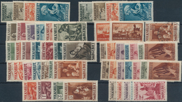 Deutsches Reich - Nebengebiete: 1900/1955 (ca.), Uriges Und Gehaltvolles Konglomerat Auf Steckkarten - Collezioni