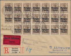 Deutsches Reich - Nebengebiete: 1902/1920, Vielseitige Partie Von Ca. 170 Bedarfs-Briefen/Karten, Da - Collections