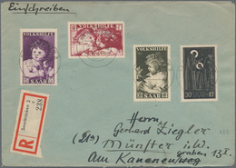Deutsches Reich - Nebengebiete: 1915-1955, Partie Mit über 400 Briefen, Belegen Und Ganzsachen, Löwe - Colecciones