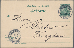 Deutsche Auslandspostämter: 1900/1913, Sammlung Von 39 Gebrauchten Und Ungebrauchten Ganzsachen Chin - Otros & Sin Clasificación