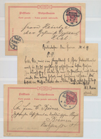 Deutsch-Neuguinea: 1885/1905, Spezialsammlung Von 32 Belegen Des Kreuzers/Vermessungsschiffes S.M.S. - Nueva Guinea Alemana