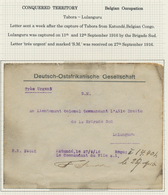 Deutsch-Ostafrika - Besonderheiten: 1916/1919, Auf Albumblätter Aufgezogene Spezialsammlung "Tabora - Duits-Oost-Afrika