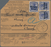 Deutsche Besetzung I. WK: Besetzte Gebiete 1. Weltkrieg, Sammlung Von Ca. 400 Belegen, Vielfach Beda - Ocupación 1914 – 18