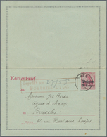 Deutsche Besetzung I. WK: Landespost In Belgien - Ganzsachen: 1914/1918, Sammlung Von Ca. 149 Ganzsa - Ocupación 1914 – 18
