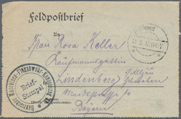 Feldpost 1. Weltkrieg: 1914/1918, Umfassende Sammlung Von Ca. 1.300+ Feldpost-Belegen, Sauber Und Se - Altri & Non Classificati
