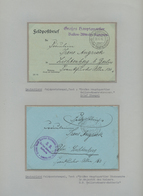 Feldpost 1. Weltkrieg: 1915/1918, MILITÄR-BALLONS, Sehr Vielseitige Sammlung Von 46 Feldpostbriefen - Other & Unclassified