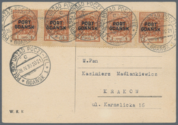 Danzig: 1875/1943, Vielseitige Partie Von Ca. 135 Bedarfs-Briefen/Karten In Guter Vielfalt Ab Einige - Andere & Zonder Classificatie