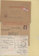 Deutsche Besetzung II. WK: 1940/1945, Umnfangreicher Posten "DEUTSCHE DIENSTPOST NIEDERLANDE" Mit Ca - Occupazione 1938 – 45