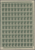 Dt. Besetzung II WK - Lettland: 1941, 20 K. Aufdruckausgabe Auf Leicht Grauem Kartonpapier, Komplett - Ocupación 1938 – 45