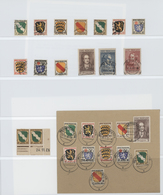Deutschland Nach 1945: 1945/1959, Gestempelte Und Teils Auch Postfrische Sammlung Im Lindner-Ringbin - Colecciones