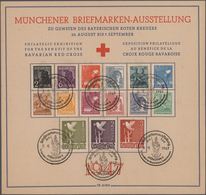 Deutschland Nach 1945: 19456-1949, Westzonen Und Saar, Sammlung In Drei Vordruck-Alben Und Zusätzlic - Colecciones