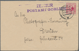 Deutsche Lokalausgaben Ab 1945: GÖRLITZ: 1945/1948, Partie Von Zehn Bedarfs-Briefen/Karten, Dabei Ei - Autres & Non Classés