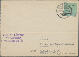 Deutsche Lokalausgaben Ab 1945: GROSSRÄSCHEN: 1945/1946, Lot Von 24 Briefen/Karten, Soweit Ersichtli - Otros & Sin Clasificación