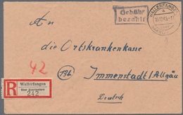 Alliierte Besetzung - Gebühr Bezahlt: 1945/1948, Saar Plz 18, Saubere Partie Von 33 Gebühr Bezahlt-B - Sonstige & Ohne Zuordnung