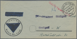 Alliierte Besetzung - Gebühr Bezahlt: 1945/1949, Württemberg Plz 14a/b, Saubere Partie Von Ca. 173 G - Other & Unclassified