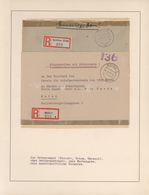 Alliierte Besetzung - Gebühr Bezahlt: 1945-1947, Sammlung Mit 625 Briefen Und Belegen Aller Besatzun - Sonstige & Ohne Zuordnung