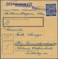 Alliierte Besetzung - Notstempel: Sowjetische Zone: 1945/1950, Interesssantes Lot Von über 120 Brief - Autres & Non Classés