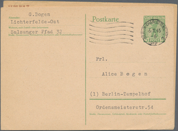Sowjetische Zone - Berlin Und Brandenburg: 1945/1946, Sammlung Von Ca. 115 Briefen/Karten/gebrauchte - Otros & Sin Clasificación