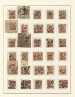 Sowjetische Zone - Bezirkshandstempel - IV - Bez. 20 (Halle): 1948, Sammlungsbestand Von Ca. 240 Mar - Andere & Zonder Classificatie