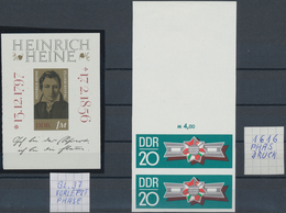 DDR: PHASENDRUCKE: 1968/70 Ca., Nette Partie Von Gesamt 8 Geschnittenen Phasendrucken Wie Folgt: 143 - Colecciones