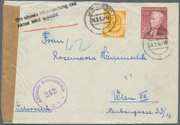 Bundesrepublik Und Berlin: 1947/1957, Partie Von 46 Briefen Und Karten (ab Ein Wenig Kontrollrat), M - Sammlungen