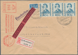 Bundesrepublik Und Berlin: 1948/1961, Partie Von 60 Briefen Und Karten, Dabei Etliche Nette Frankatu - Verzamelingen