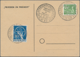 Berlin: 1949/1954, Partie Von Ca. 72 Briefen Und Karten, Meist Philatelistische Stücke, Dabei Etlich - Covers & Documents