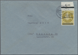 Berlin: 1950/1956, Partie Von Ca. 65 Briefen Und Karten, Dabei ERP, Glocken, Reklame-Zusammendrucke - Cartas & Documentos