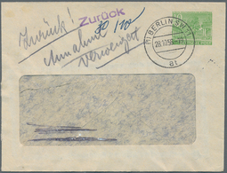Berlin - Ganzsachen: 1949/89 Sammlung Ca. 341 Privatganzsachen, überwiegend Privatumschläge, Ungebra - Andere & Zonder Classificatie