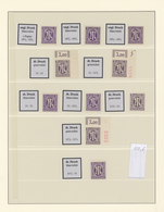 Bizone: 1945/1946, AM-Post, Spezialisierte Postfrische Sammlung Im Lindner-Ringbinder Mit Marken All - Andere & Zonder Classificatie