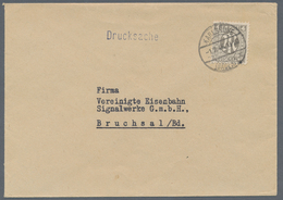 Bizone: 1945/1946, AM-POST, Vielseitiger Bestand Von Ca. 480 Bedarfs-Briefen/-Karten In Sehr Guter V - Autres & Non Classés