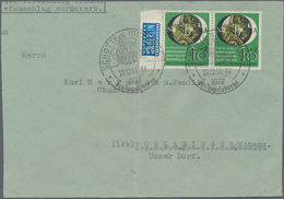 Bundesrepublik Deutschland: 1949/1954, 16 Briefe Mit Besseren Frankaturen, Dabei Drei Werte Helfer D - Verzamelingen