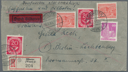 Bundesrepublik Deutschland: 1949/1960, Nette Partie Von über 50 Briefen Und Karten Mit Meist Sonderm - Colecciones