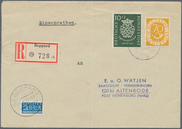 Bundesrepublik Deutschland: 1949/1990 (ca.), Meist 50er- Und Etwas 60er Jahre, Vielseitiger Bestand - Sammlungen