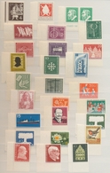 Bundesrepublik Deutschland: 1954/1994, BOGENECKEN, Postfrische Sammlung Von Ca. 1.089 Verschiedenen - Collections